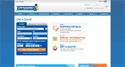 Desktop Screenshot of dynamicexpress.com.au